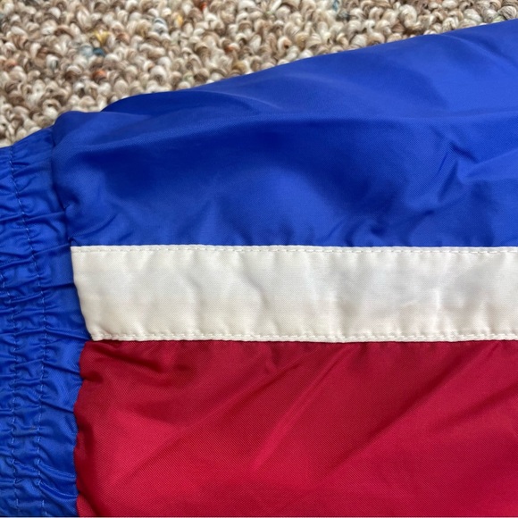 VTG 90s MacGregor Blue Red White Colorful Men’s Full Zip Windbreaker Jacket sz L - Picture 10 of 13